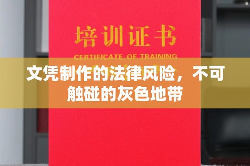 隆子文凭制作的法律风险，不可触碰的灰色地带